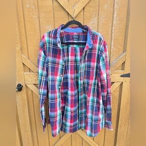 CHAPS Men's Multicolor Plaid Shirt